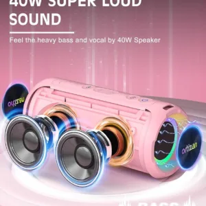 Ortizan X8 Pro, Waterproof Portable Bluetooth Speaker, RGB Lights, Premium Sound Quality — image 3