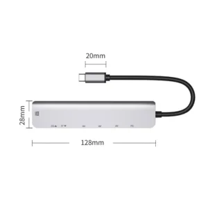 7 in 1 Type C USB 3.1 HDTV 4K 30Hz Video USB 3.0 USB2.0 SD TF Card Slot Reader Data USB-C PD Charging Hub Adapter for Macbook — image 5