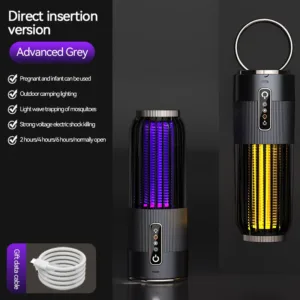 Electric Mosquito Killer Lamp Insect Fly Trap Camping Outdoor Light USB Solar Charging Mosquito Killer Insect Repellent 2025 — image 7