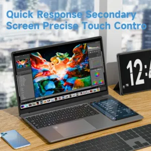 BEEX Dualscreen Laptop | Windows 11 Pro | Multi-Language Support | Portable Solution for Creativity, Work & Entertainment — image 2
