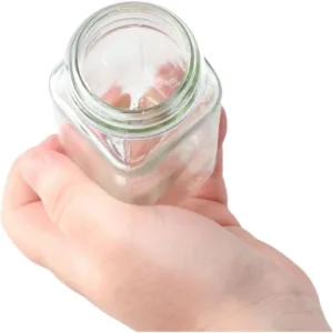 6/12/24pcs Glass Spice Jars with Bamboo Lids Or Metal Lids Include Minimalist Spice Labels Stickers Collapsible Funnel Jar Set — image 4