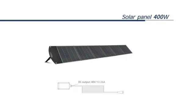 400W foldable solar