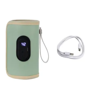 Portable USB Baby Bottle Warmer Travel Milk Warmer Infant Feeding Bottle Heated Cover Insulation Thermostat Heater Dropshipping — image 8