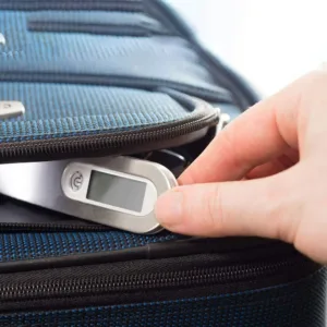 LCD Digital Luggage Scale 50kg X 10g Portable Electronic Scale Weight Balance Suitcase Travel Bag Hanging Steelyard Hook Scale — image 5
