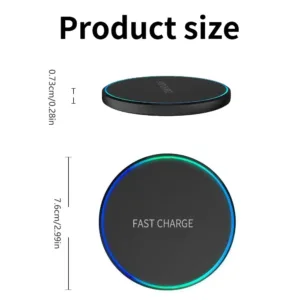 Wireless Charger For PHONE PADWATCH EarphonesInduction Fast Charging Pad Dock Station — image 6
