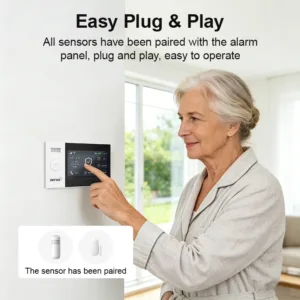 PGST WiFi 4G GSM Alarm System Works with TUYA Smart Life for Home Security with PIR Wireless Solar Siren Works with Aleax — image 2