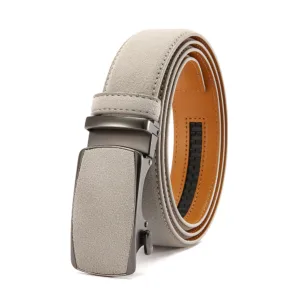 Men Leather Belt Automatic Buckle High Quality Male Leather Strap Luxury Jeans for Men Men Accessori — image 12