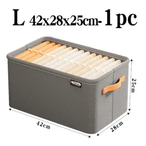 Thicken Clothes Organizer Pants Sweater Storage Cabinets Drawers Organizer Jeans Storage Box Wardrobe Clothes Storage Organizers — image 11