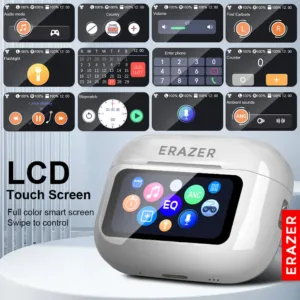 Choice ERAZER Airs Pro Wireless Bluetooth Earphones Touch Screen Headphones HiFi Earbuds ANC Noise Reduction Headsets HD Call — image 2
