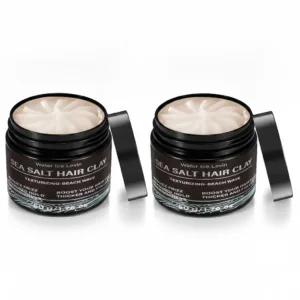 Water Ice Levin Sea Salt Hair Clay Beach Wave Curl Defining Texturizing Styling Paste 60g — image 8