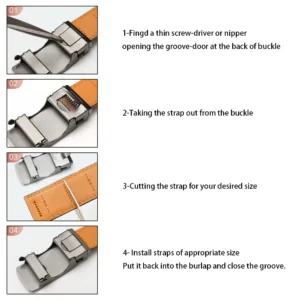 Men Leather Belt Automatic Buckle High Quality Male Leather Strap Luxury Jeans for Men Men Accessori — image 6