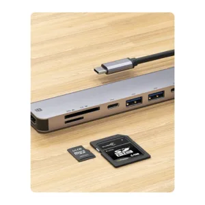 7 in 1 Type C USB 3.1 HDTV 4K 30Hz Video USB 3.0 USB2.0 SD TF Card Slot Reader Data USB-C PD Charging Hub Adapter for Macbook — image 4