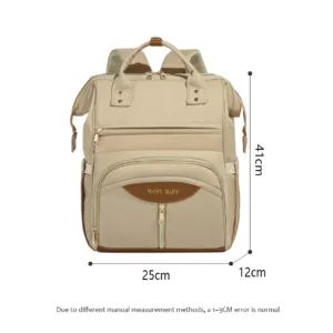 Fashion Mommy Backpack Large Capacity Diaper Bag Multifunctional Travel Baby Bag Maternity Backpack for Women Waterproof — image 6