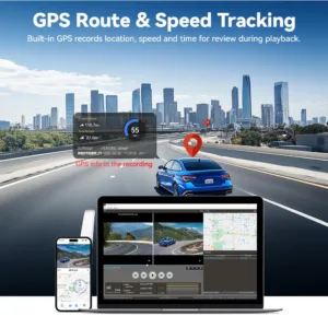 REDTIGER F9 Dash Cam 4K Dash Camera Front and Rear WiFi GPS Car Camera for Parking Mode Night Vision Car Recorder By App Control — image 3
